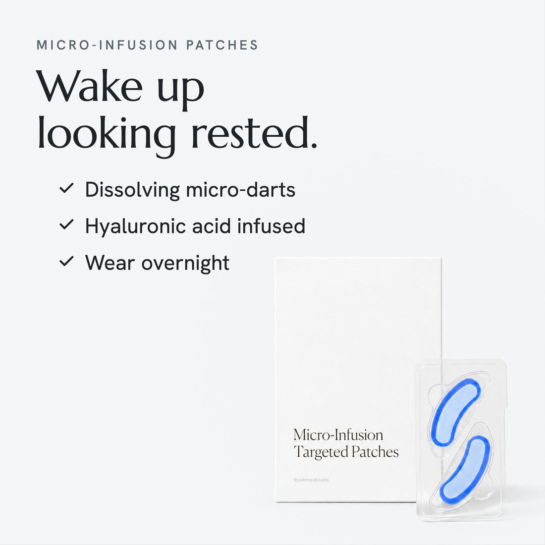 Wake up looking rested